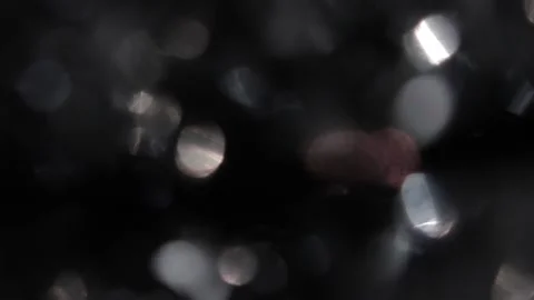 Full-screen video of white bokeh orbs coming into focus Stock Footage 318067103