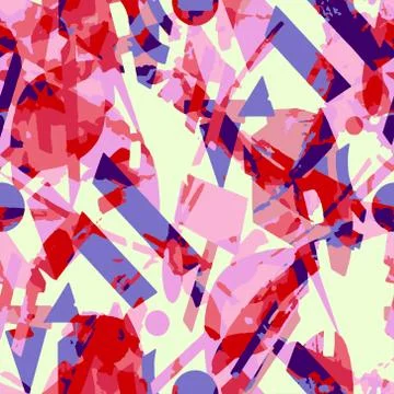 Full seamless abstract decorative pattern vector. Multicolored texture design Stock Illustration