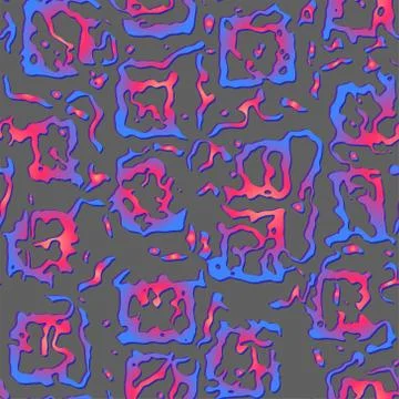 Full seamless abstract decorative pattern vector. Multicolored texture design Stock Illustration