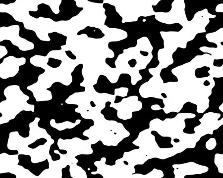 Full Seamless Abstract Pattern. Monochrome Vector. Stock Illustration