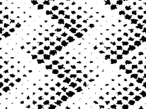 Full Seamless Abstract Pattern. Monochrome Vector Stock Illustration