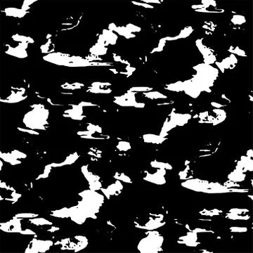 Full Seamless Abstract Pattern. Monochrome Vector. Black and White Dress Fabric Stock Illustration