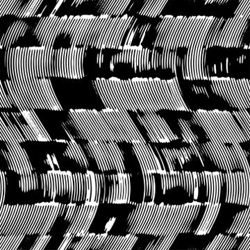 Full Seamless abstract wave lines pattern for fabric printing Stock Illustration