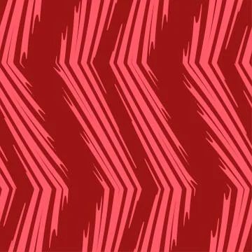 Full Seamless Background with Stripes Red Lines Vector. Stock Illustration