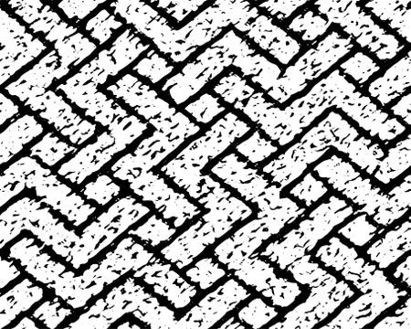 Full seamless modern geometric texture pattern for decor and textile Stock Illustration