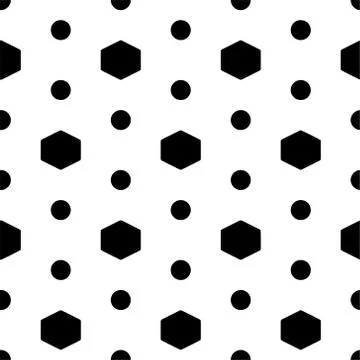 Full seamless modern geometric texture pattern for decor and textile Stock Illustration