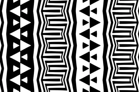 Full seamless modern geometric texture pattern for decor and textile Stock Illustration