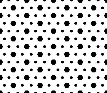 Full seamless modern geometric texture pattern for decor and textile Stock Illustration