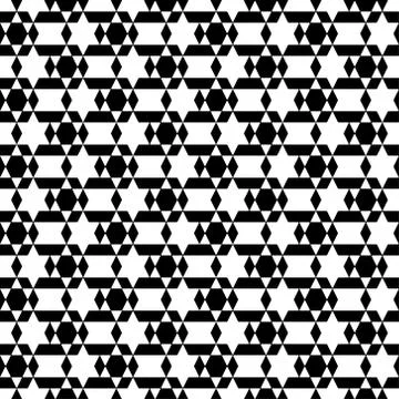 Full seamless modern geometric texture pattern for decor and textile Stock Illustration