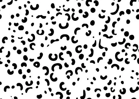 Full seamless wallpaper for leopard and cheetah animal skin pattern. Stock Illustration