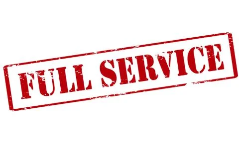 Full service Stock Illustration
