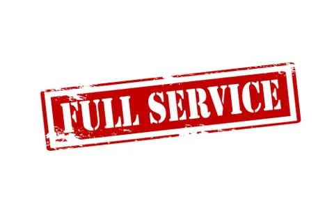 Full service Stock Illustration