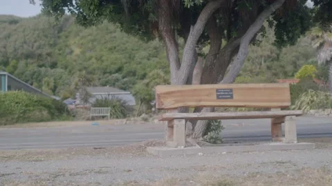 Full shot of bench Stock Footage 237559759