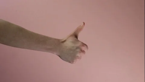 Full shot of hand extended side view and... | Stock Video | Pond5