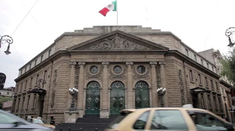 FULL SHOT. Local legislative palace. Local chamber deputies. Stock Footage 41130133