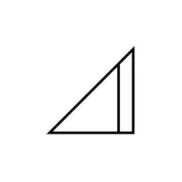 Full signal with bar symbol Vector line icon illustration mobile application. Stock Illustration
