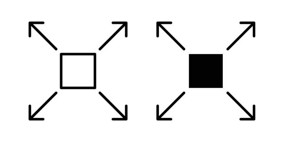 Full size button icon concept. best for web design 스톡 일러스트
