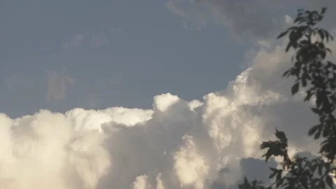 Full Sky and Clouds moving #3 Stock Footage 201639444