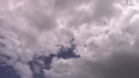 Full Sky Time-Lapse of Clouds Stock Footage 154557428