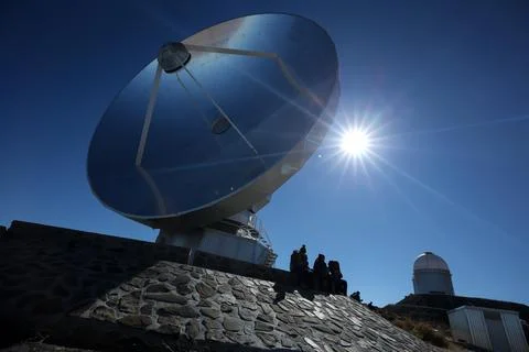 Full solar eclipse in Chile, La Higuera - 02 Jul 2019 Stock Photos