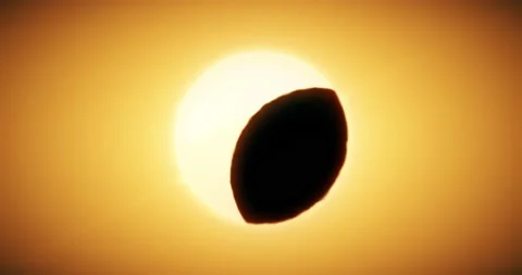 Full solar eclipse Stock Footage 233074919
