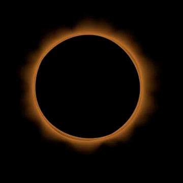Full Solar Eclipse イラスト素材