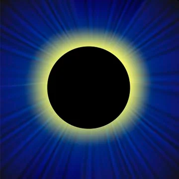 Full Solar Eclipse イラスト素材