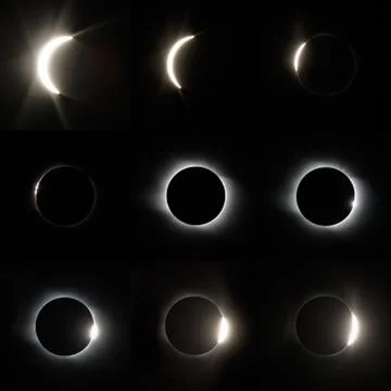 Full Solar Eclipse Stock Photos