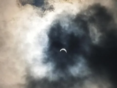 Full Solar Eclipse Stock Photos