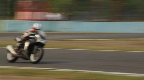 Full Speed After Sharp Turn 库存影片 48921423