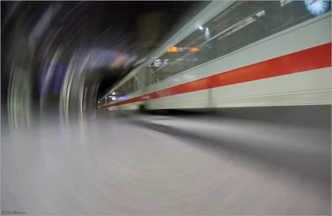 Full speed train 写真素材