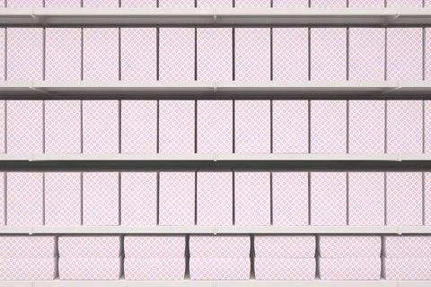 Full store shelves Stock Illustration