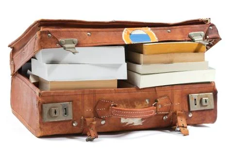 Full suitcase Stock Photos