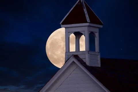 Full Super Moon Stock Photos