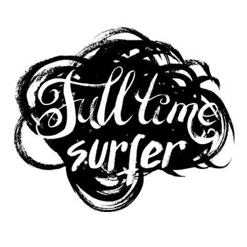 Full Time Surfer Stock-Illustration