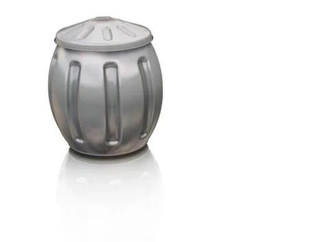 Full trash can Stock Illustration