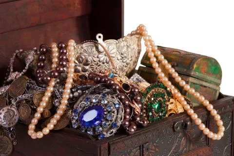 Full trunk chest Foto stock