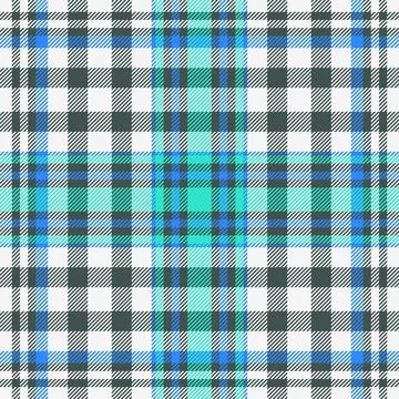 Full vector check texture, autumn seamless tartan pattern. Short textile pl.. Stock Illustration