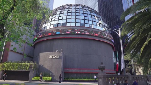 Full view of the Mexican Stock Exchange. Stock Footage 101478953