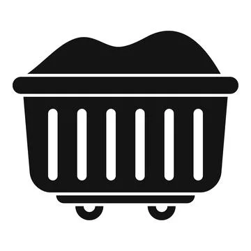 Full wagon icon simple vector. Metro train Stock Illustration