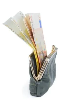 Full wallet on a white background Фото