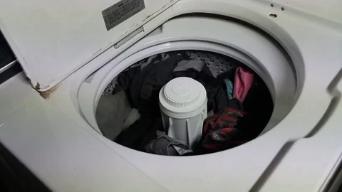 Full washing machine Stock Footage 79047273