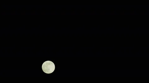 Full White Moon 4k timelapse Stock Footage 40804885