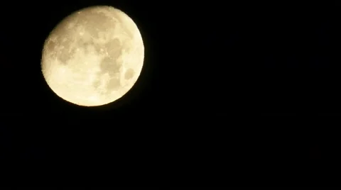 Full White Moon Stock Footage 44625150