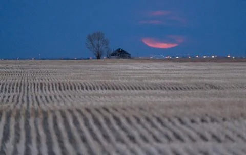 Full Worm Moon Stock Photos