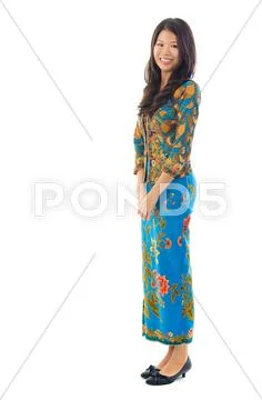 Fullbody southeast asian female Stock Photos