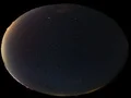 Fulldome Circular Milky Way Time Lapse of Night Sky for 360VR 4k or 4k+ Resolution