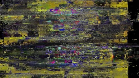 Fuller Glitch. Computer Screen Error. No Signal Stock Footage 108251446