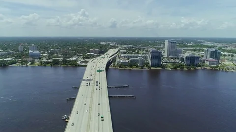 Fuller Warren Bridge #01 Stock Footage 77601227