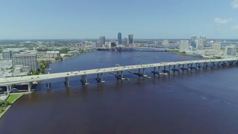 Fuller Warren Bridge #02 Stock Footage 77581915